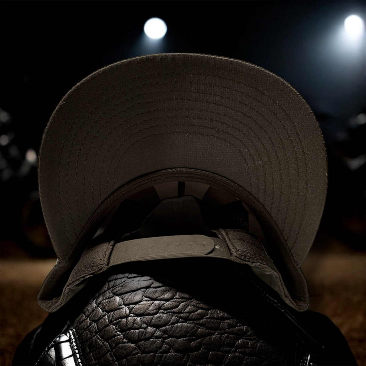 Hat TGM Tricolor on Black Snapback