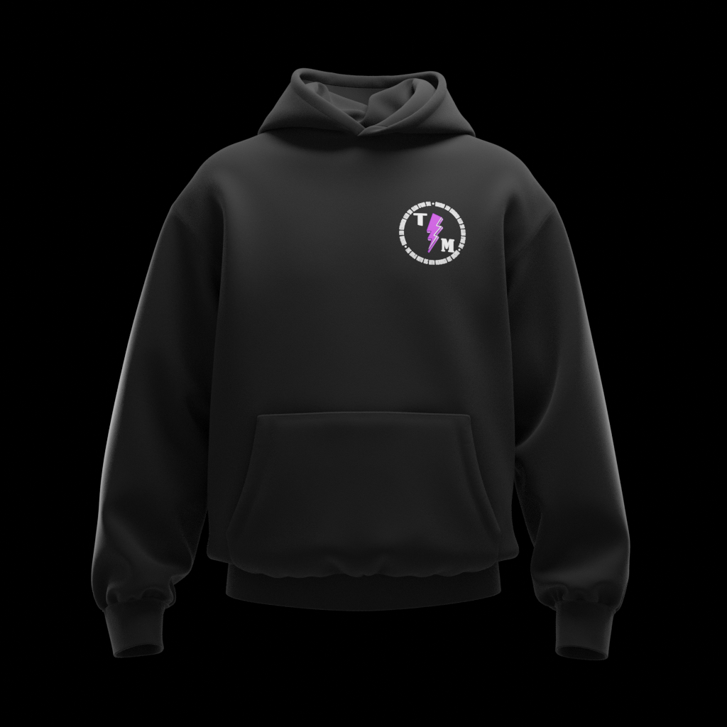 Unisex No Risk No Fun Hoodie - Purple Logo