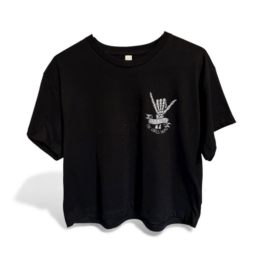 Womens Carpe Diem Crop Top T-shirt