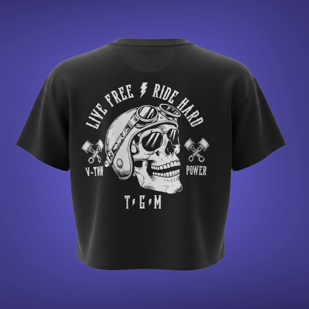 Women's Live Free Ride Hard Crop Top