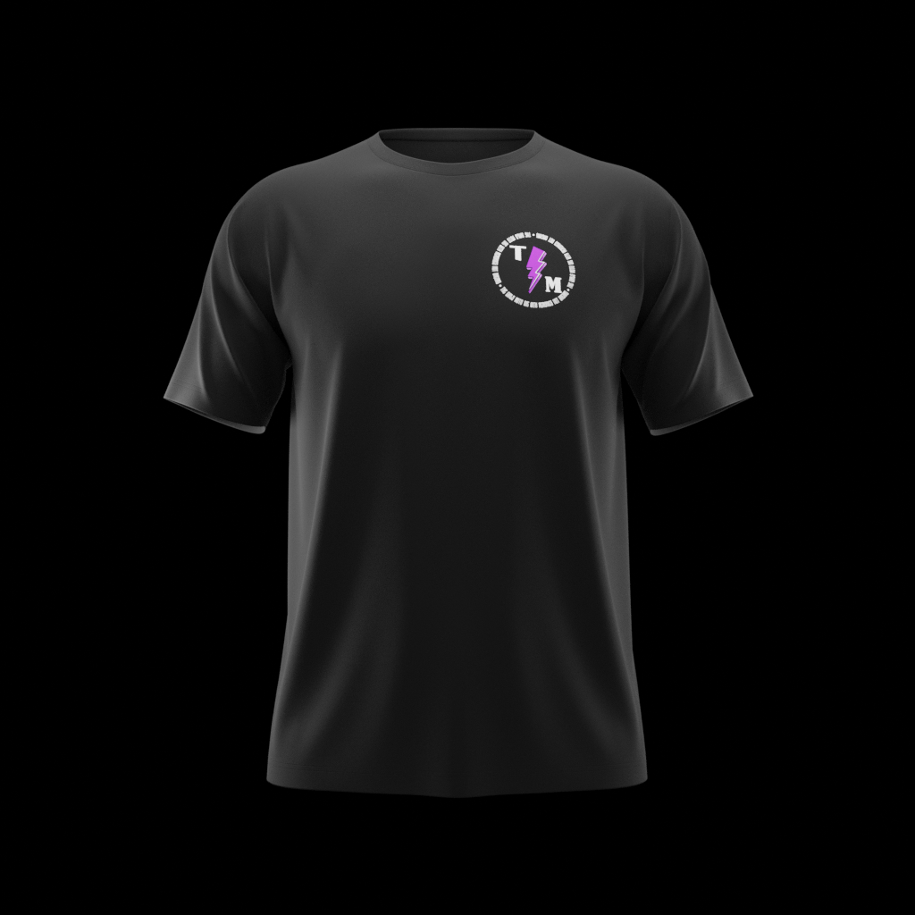 Unisex No Risk No Fun T-Shirt - Purple Logo