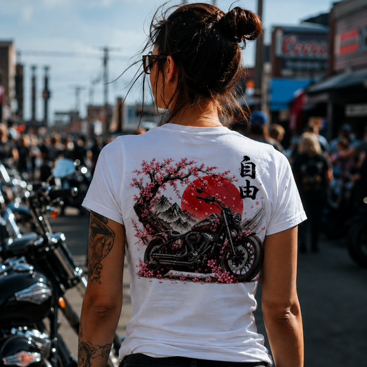 Unisex Sakura Harley Freedom T-Shirt