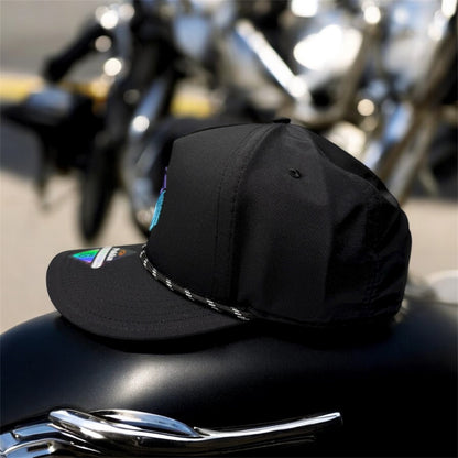 Hat TGM Tricolor on Black Snapback