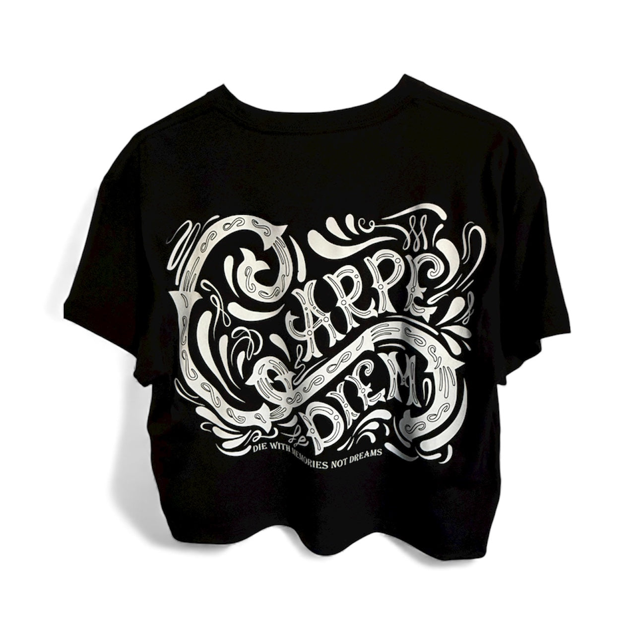 Womens Carpe Diem Crop Top T-shirt