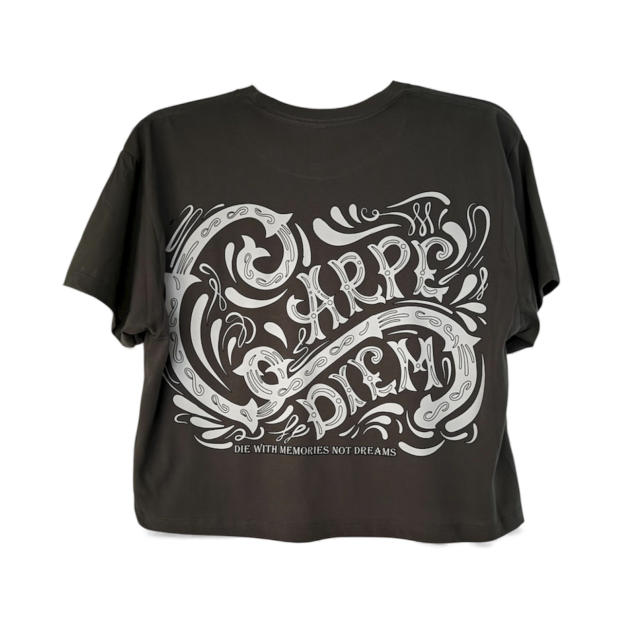 Womens Carpe Diem Crop Top T-shirt