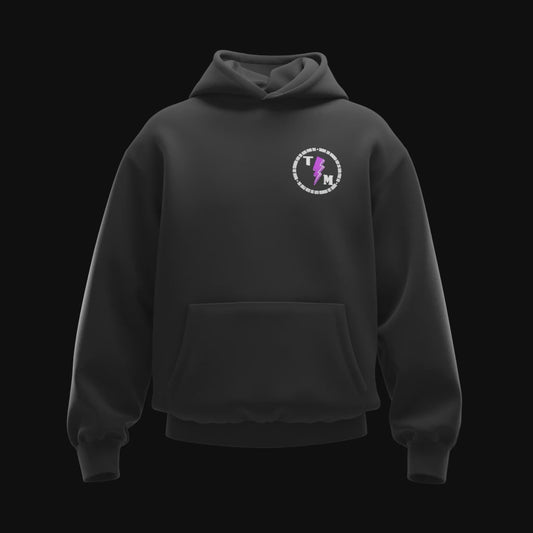 Unisex No Risk No Fun Hoodie - Purple Logo